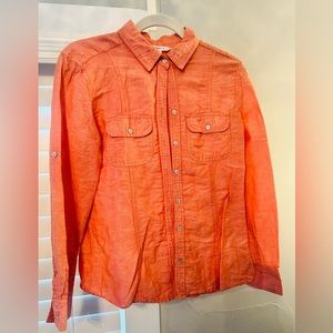 Casual Max Studio Salmon color shirt